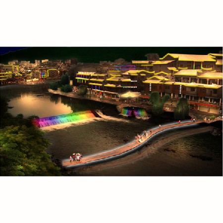 Lighting scheme of Fenghuang ancient city_      03